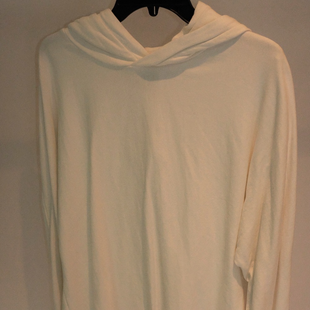 Hoodie: All saints - white- size small